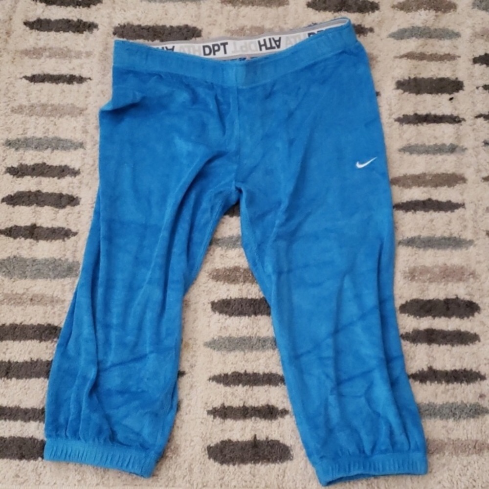 NWT XL Nike Athletic Dept Terry Cloth Capri Pants